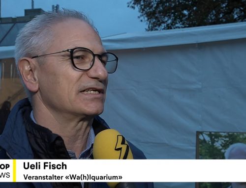 «Willkommen im Wa(h)lquarium» – Kandidat für das Weinfelder Stadtpräsidium bringt Atlantis auf den Marktplatz
